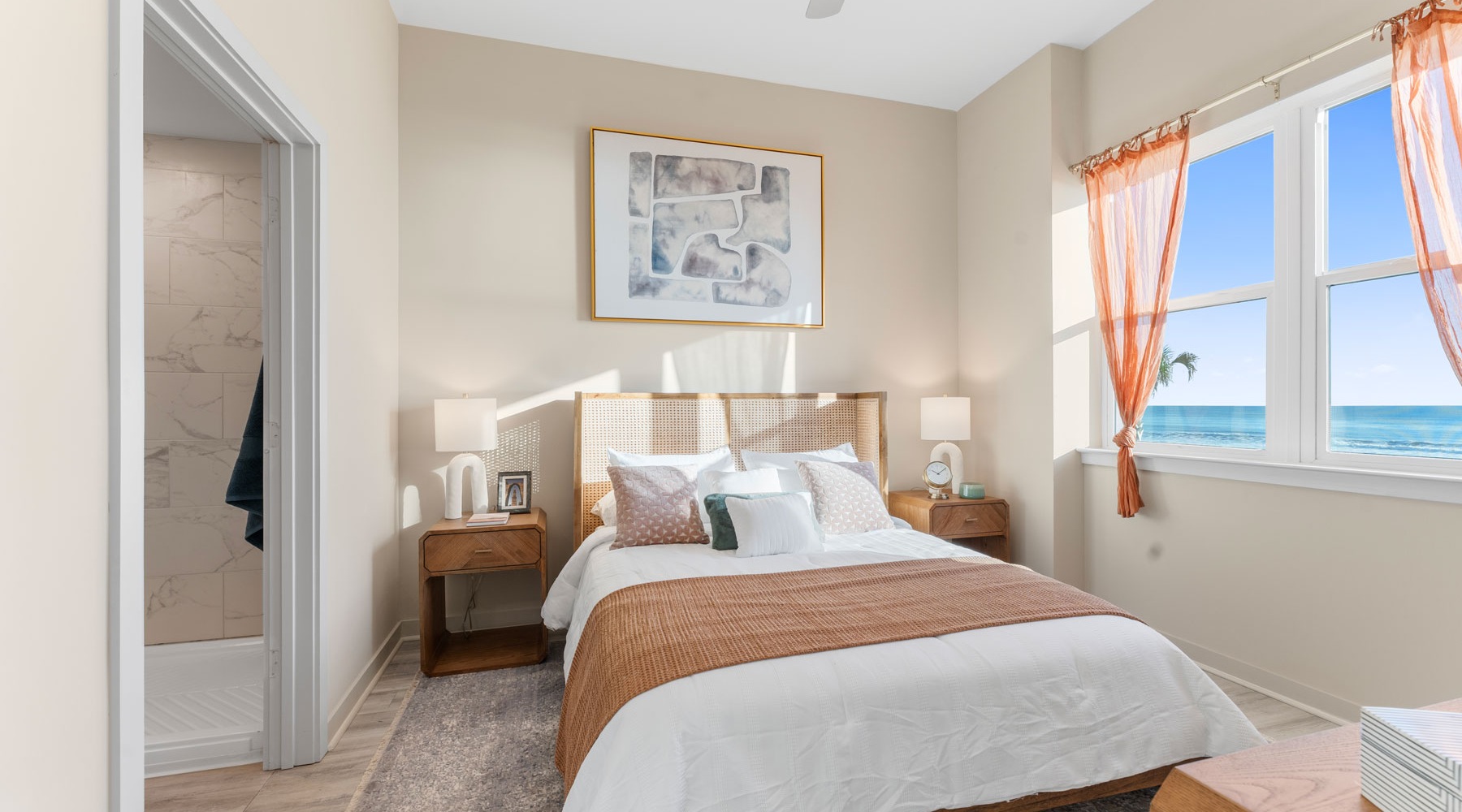 Daytona beach views from your bedroom.