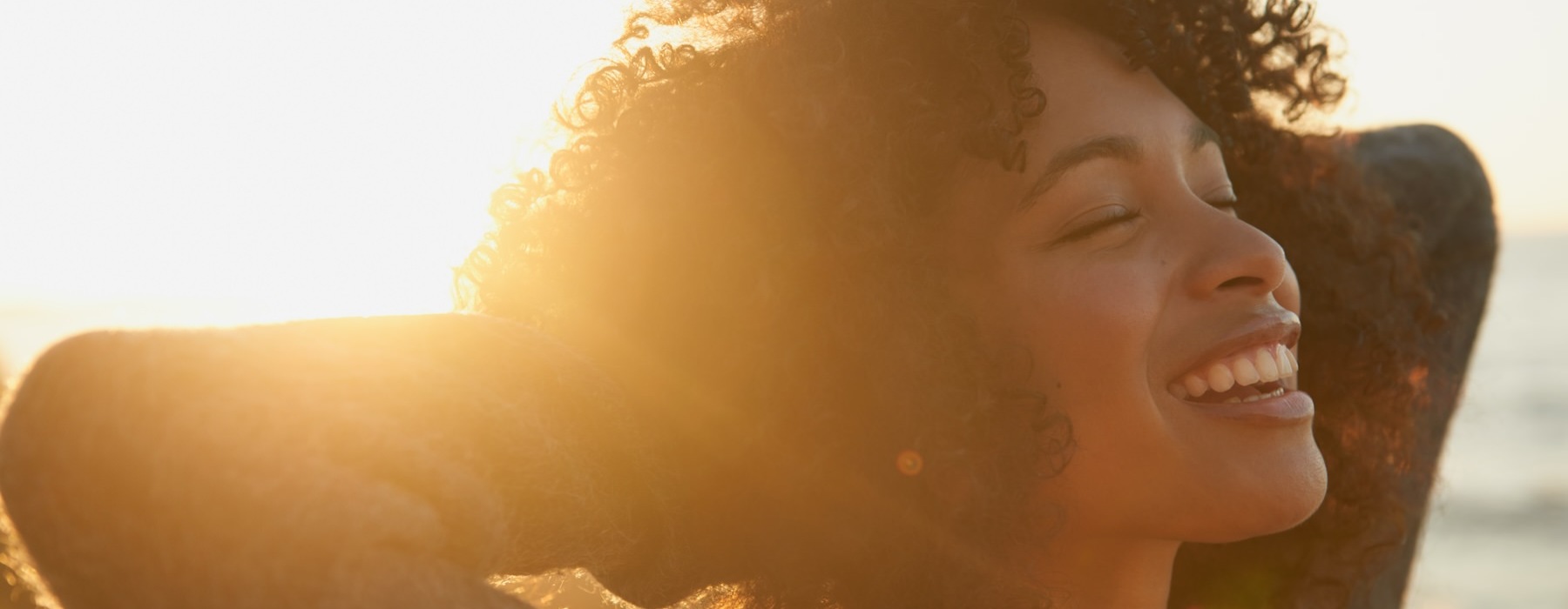 a person with the eyes closed