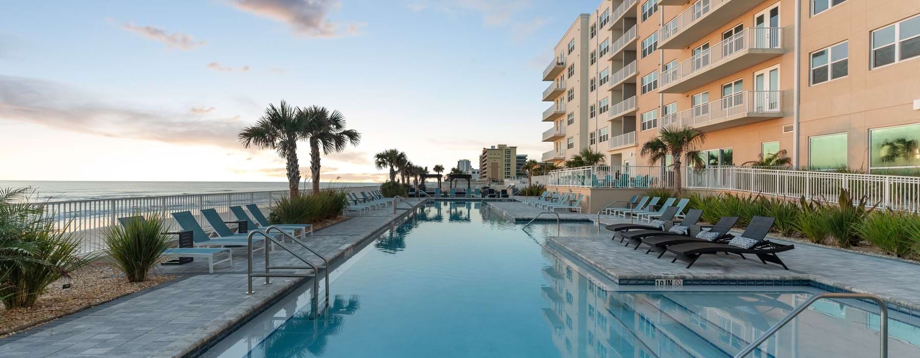 beach front resort-style pool